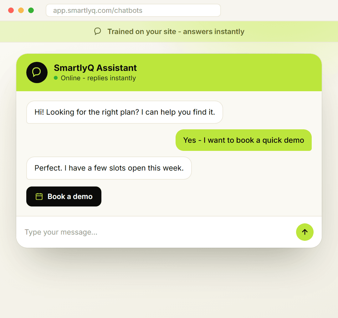 AI Chatbot Answering