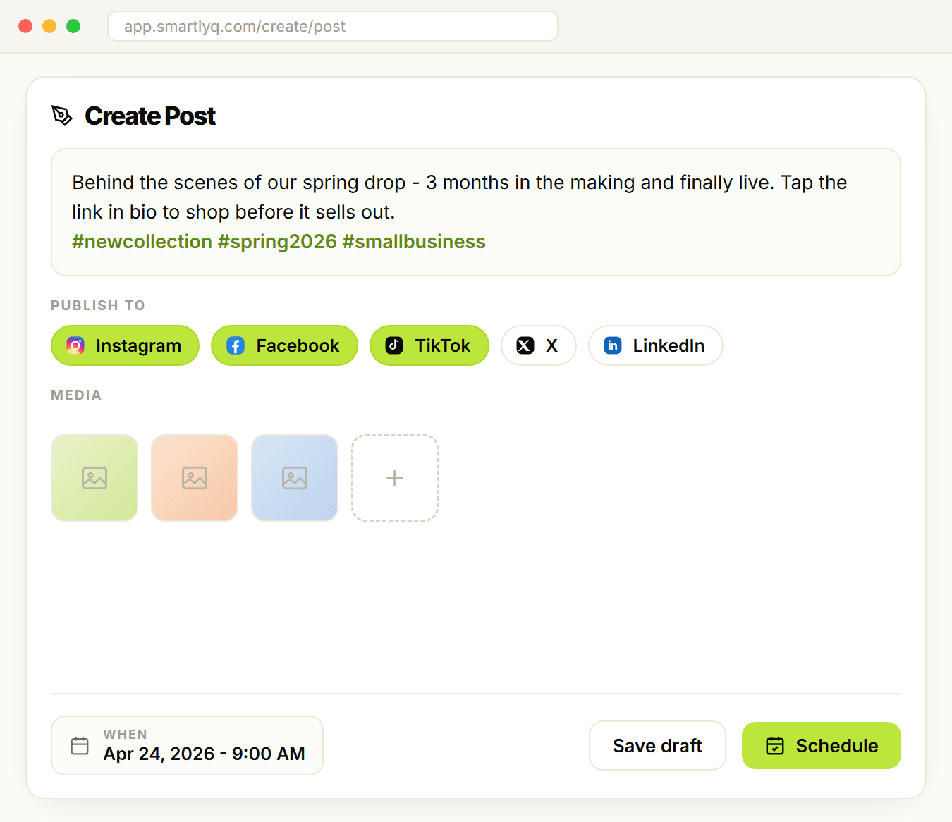 Introducing SmartlyQ Social Media Scheduler