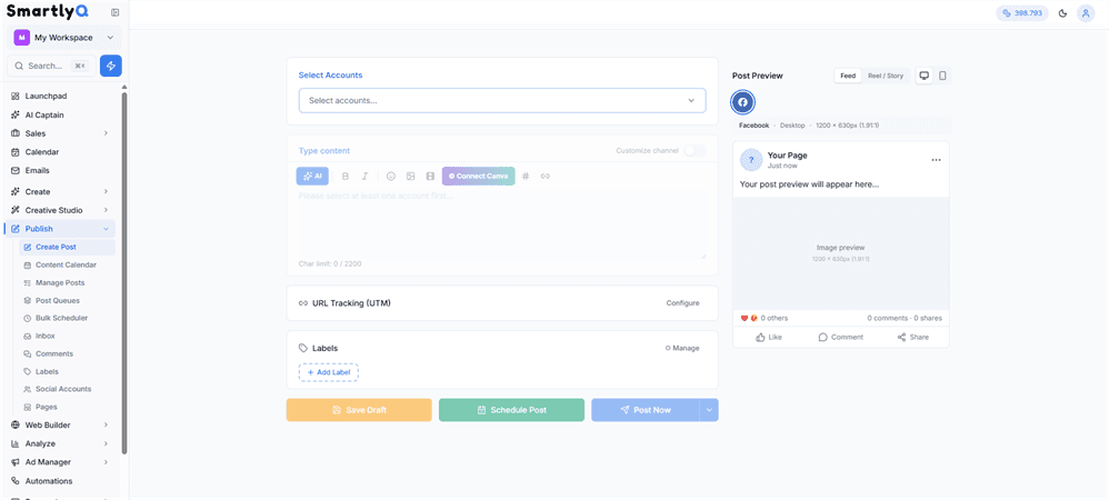AI Social Media Scheduler Banner Image
