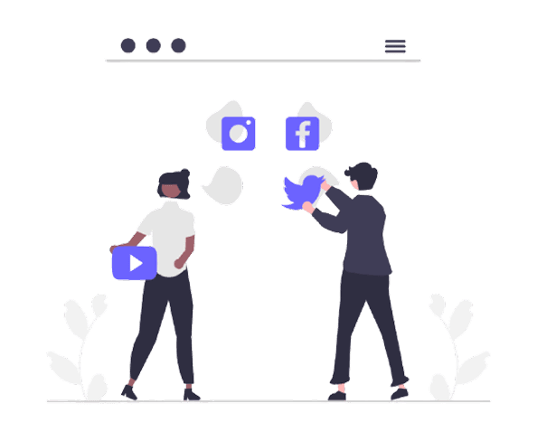 Social media management view